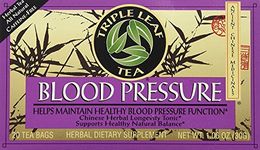 Triple Leaf Tea, Tea Bags, Blood Pressure, 1.4-Ounce Bags, 20-Count Boxes (Pack of 6)