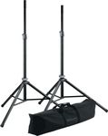 K&M 21449-000-55 Speaker Stand Package w/Carry Bag