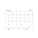 House of Doolittle 2024 Monthly Desk Pad Calendar Refill, Economy, HOD124 Refill, 22 x 17 Inches, January - December (HOD126-24)