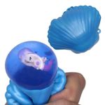 Prime Funny Squeeze Seashell Shape Stress Relief Shell Toy with Cartoon Water Jelly Inside for Kids Pack of 1