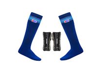 DeNovo New Shin Guard and Poplin Socks Football Kit