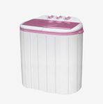 Portable Twin Tub Washing Machine and Dryer 5 KG (3 KG Wash 2 KG Dryer) Electric Mini Washer RV Travel Camping Spin Cycle Dryer Combo