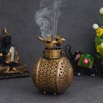 Sia Space Shopping Bird Tea Light Candle Holder/ Lantern Antique Gold Finish Decorative Item Diwali Gifts | Home Decoration | Gifts | Home Decor | Office Table Top | Drawing Room | Living Room | Puja Room | Bedroom | House Warming Gifts etc