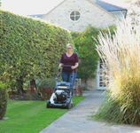 Hayter Harrier 48 Lawnmower Petrol Variable Speed Recoil Start Rear Roller 48cm Cutting Width (474B)