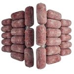 BARF Frozen Raw Dog Food Variety Pack - 24 Rolls (500g Each, 12kg Total) - Includes Chicken, Chicken & Veg, Tripe, Beef & Chicken Flavours