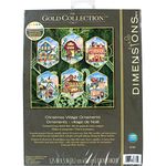 Dimensions Needlecrafts Counted Cross Stitch, Christmas Village Ornaments