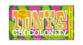 Tony's Chocolonely Milk Pecan Crunch and Caramel 180g