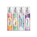 Layer'r Wottagirl Wood Body Splash Spray For Women, 25Ml (Pack Of 4)