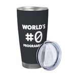 Funny Programmer Coffee Tumbler Stainless Steel Vacuum Insulated Coffee Mug Cup Travel Mug for Home Office Travel Party Gifts 20 OZ…