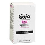 GOJO RICH PINK Antibacterial Lotion Soap, 2000 mL Lotion Soap Refill for GOJO PRO TDX Push-Style Dispenser (Pack of 4) - 7220-04