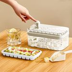 AHOUGER Ice Cube Tray with Lid, 202