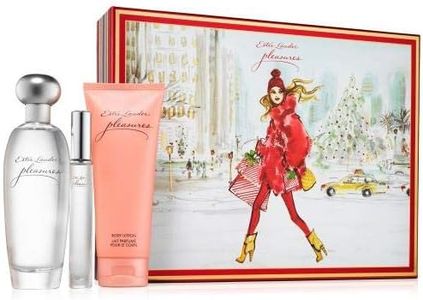 Estee Lauder Pleasures, Body Lotion, Eau de Parfum Spray 3 Piece Set for Women