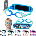 Vvinca Kids Goggles with Fabric Str