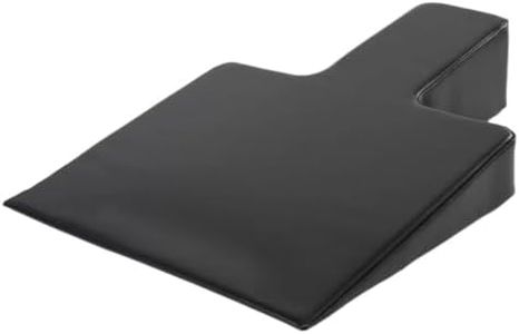 Pilates Wedge, Large Upholstered Wedge for Pilates Refromer, Build Strength and Stability, Pilates Equipment for Home and Studio Use,Black