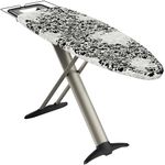 Bartnelli Pro Luxury Ironing Board - Extra Wide 51x19” Steam Iron Rest, Adjustable Height, T-Leg Foldable, European Made