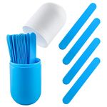 25 Pieces Epoxy Stir Sticks Set Includes 24 Pieces Reusable Plastic Resin Mixing Stick Makeup Stirring Rod and Capsule Cup for Facial Mask Mixing and Application, DIY Crafts Epoxy Liquid Glue Mixing