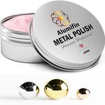 Alumifin Metal Polish - Chrome Cleaner - for Stainless Steel - Aluminium Polishing - Brass - Copper - Beautify your metal to the higher shine - (250g)