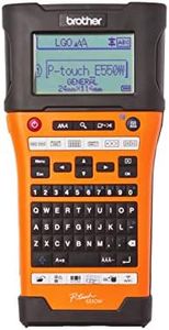 Brother PT-E550WVP Industrial Handheld Label Printer, Orange/Black