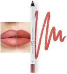 Lamel Matte Gel Lip Liner Pencil - Weightless & CreamyTexture - Sharpenable - Longwear & Waterproof - High Pigmented & Flawless Finish - Cruelty-free & Paraben-Free - 403, 1,7g/0.05oz. (Burnt Ocher)