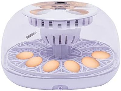 TONFEION Egg Incubators for Hatching eggs, 12 Clear Egg Chicken Hatcher Automatic Digital Incubator with Temperature and Humidity Control, 360°View, egg incubators for poultry, pigeon, game bird