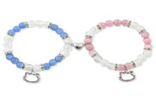 Spider Kitty Matching Bracelets for Couples, Valentine's Day Bracelets Gifts for BFF, BF, GF, Magnetic Friendship Spider Bracelets Jewelry Gifts for Women Men Girls Kids (Blue And Pink Kitty)