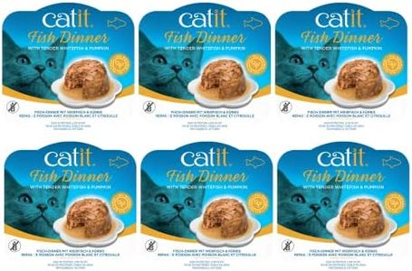 Cait Fish Dinner with Whitefish & Pumpkin, 80 g, Pack of 6 Retail Units