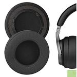 Geekria Comfort Mesh Fabric Replacement Ear Pads for Corsair Virtuoso RGB, Virtuoso RGB Wireless SE, Virtuoso RGB Wireless XT Headphones Ear Cushions, Ear Cups Cover Repair Parts (Black)