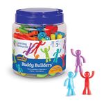 Learning Resources Buddy Builders, Fine Motor, Hand Eye Coordination Toy, 32 Pieces, Ages 2+