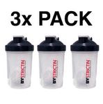 3x Pack - NEW 12oz BlenderBottle Shaker Cups - Protein Gym Drink Mixer