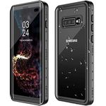 GOLDJU Samsung Galaxy S10 Plus Waterproof Case,S10 Plus Case Built in Screen Protector 360° Full Body Protective Shockproof Dirtproof Sandproof IP68 Underwater Waterproof Case for Samsung S10 Plus 6.4