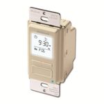 Honeywell Home RPLS741B1007 EconoSWITCH 7-Day Programmable Timer for Lights, Light Almond