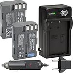 BM Premium 2 Pack of EN-EL3e Batteries and Battery Charger for Nikon D50, D70, D70s, D80, D90, D100, D200, D300, D300S, D700, MH-18, MH-18a, MH-19, MB-D200, MB-D10 Cameras