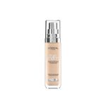 L'Oréal Paris Foundation for Face, Skincare Infused with Hyaluronic Acid, True Match Hydrating Liquid Foundation for All Skin Tones, SPF 16, 3C Rose Beige, 30 ml