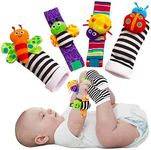 Baby Infant Rattle Socks Toys 3-6 t