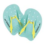 Speedo Unisex-Adult Tech Paddle Hand Paddles for Swimming | Training Aids, Arctic Glass, S