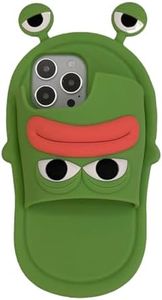 SGVAHY Funda para iPhone 12 Pro Max, funda divertida para iPhone 12 Pro Max, funda para iPhone 12 Pro Max, funda de teléfono con diseño de rana kawaii, funda creativa de goma suave a prueba de golpes,