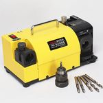 MRCM Drill bit Sharpener for High-Speed Steel, Masonry, Carbide, Cobalt, & TiN-Coated Drill Bits,with Adjustable Angles from 90° to 135°,Sharpens 3mm-15mm Drill Bits… (MR-13A)