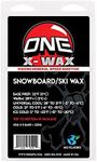 ONEBALL One Mfg X-Wax Snowboard & Ski Wax 5-Pack 225g - Includes 5-45g bars (Warm, Cool, Cold, Ice & Base Prep)