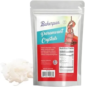 Bakerpan Paramount Crystals for Thinning Chocolate, Carob & Yogurt Coating, Chocolate & Candy Melts - 4 Ounces