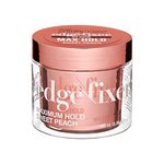 Edge Fixer 24 Hour Maximum Hold Edge Wax No Flaking Biotin B7 Infused Hair Gel 3.38 US fl.oz (Sweet Peach)