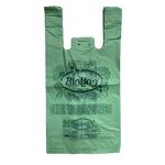 BioBag Compostable Shopping Bags, Regular Size with Handles, 500 Count