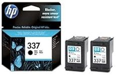 HP 337 Black Multipack - 2 Original Printer Ink Cartridges for HP Deskjet 5940 5943 5950 6900 6940 6940DT 6940XI 6943 6943DT 6943XI 6980 6980DT 6980XI 6983 6983DT 6983XI 6985 6985DT 6985XI 6988 6988DT 6988XI D4100 D4145 D4155 D4160 D4163 D4168 Officeje...