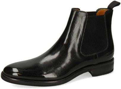 Melvin & Hamilton Clint 7, Botas Cortas al Tobillo Hombre, Negro, 45 EU