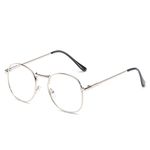 Retro Nearsighted Distance Glasses -1.00 Metal Men Women Myopia Glasses