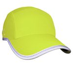 Headsweats Performance Running/Outdoor Sports Hat, High Visibility Yellow Reflective, One Size