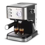 Wonderchef Regenta 19 Bar Espresso Coffee Maker | Espresso, Cappuccino, Latte, Mocha & Cold Coffee | Steam Frother | Metal Portafilter | 1.5L Tank | 1200W | 2-Year Warranty