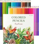 Pencil Crayons: 50 Colored Pencils for Adult Coloring,Soft Core,Crayon de Couleur en Bois and Drawing Art Craft Supplies for Adults,Kids and Beginners