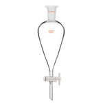 XCD Separatory Funnel, Lab Glass Separating Funnel Heavy Wall Borosilicate Glass Conical Separation Funnel with 24/40 Joints and PTFE Stopcock, 500 ml