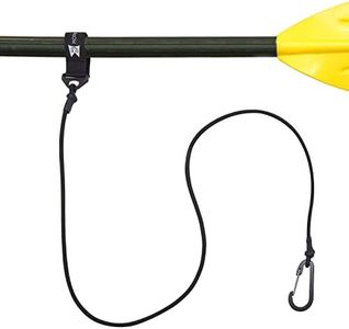 MOPHOEXII Paddle Leash Safety Rod Bungee Rod Holder Gripping Gear,Kayak Paddle Tether Lightweight Coiled Kayak Paddle Leash for SUP Kayaking Canoing Fishing Boating