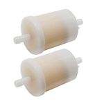 laffoonparts 2X 12581-43012 Diesel Gasoline Fuel Filter Compatible with Kubota 13351-43010 12581-43010 BX23 BX24 BX25 BX23D BX2660 BX2360 BX2370 BX24D BX25 BX2660D BX2670 Lawn Mower